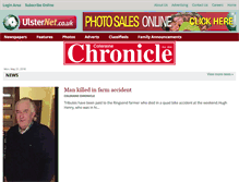 Tablet Screenshot of coleraine.thechronicle.uk.com